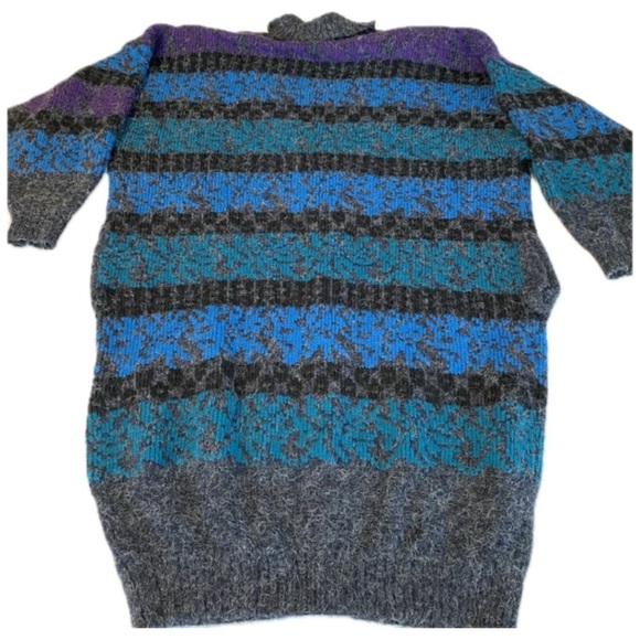 Vintage French Connection Long Cardigan Sweater Dress - 80s - Picture 3 of 8